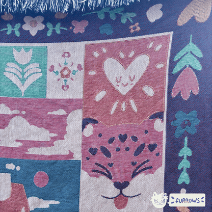 Snow Leopard Blanket [PREORDER]