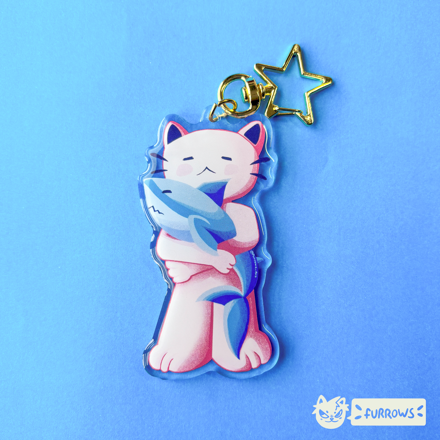 Shark Plushie Keychain