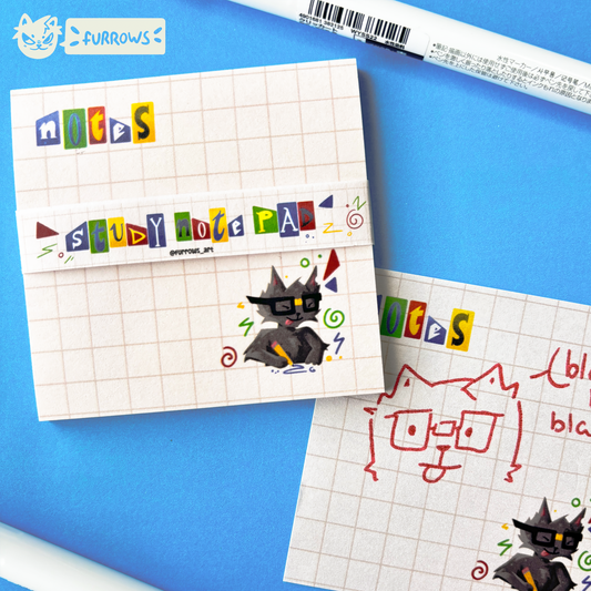 Study Cat Note Pad