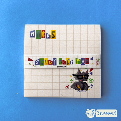 Study Cat Note Pad