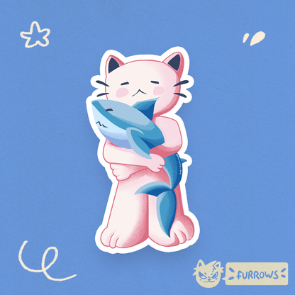 Shark Plushie Sticker