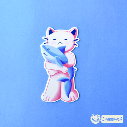 Shark Plushie Sticker