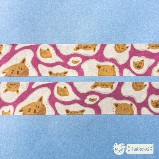 Egg Cat Washi Tape